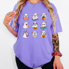 Ghost Reading Shirt, Book Lover Halloween Shirt, Cute Ghost Book Tee, Spooky Reader Shirt, Reading Ghosts Tee, Bookish Fall Shirt