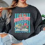 It’s Too Nonfictiony Outside Sweatshirt, Funny Book Lover Crewneck, Reader Sweatshirt, Floral Reading Graphic, Book Lover Sweatshirt