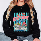It’s Too Nonfictiony Outside Sweatshirt, Funny Book Lover Crewneck, Reader Sweatshirt, Floral Reading Graphic, Book Lover Sweatshirt
